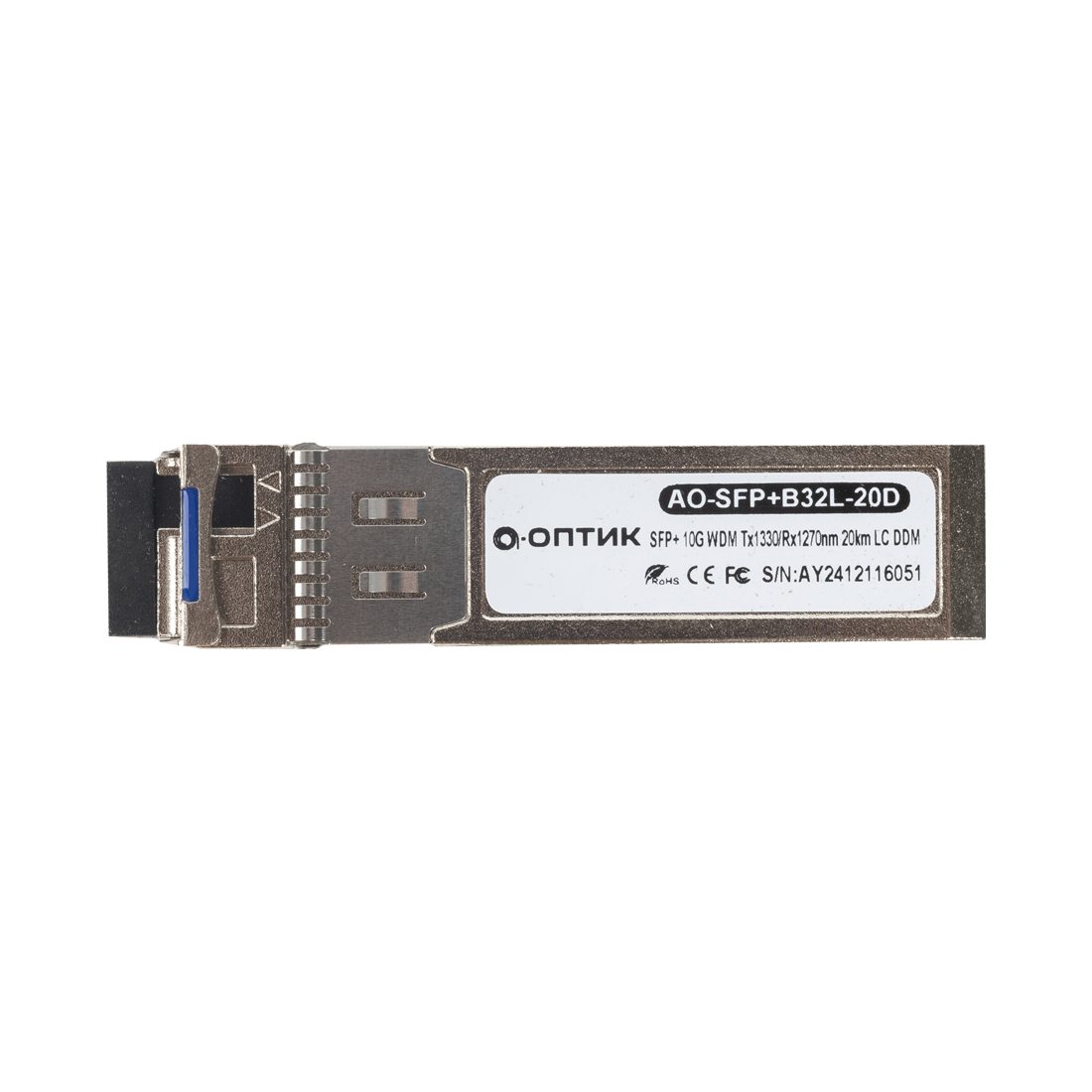Трансивер А-Оптик AO-SFP+B32L-60D